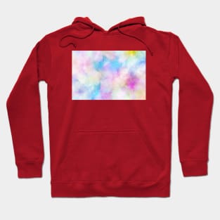 Watercolour Abstract Cloud Pattern Hoodie